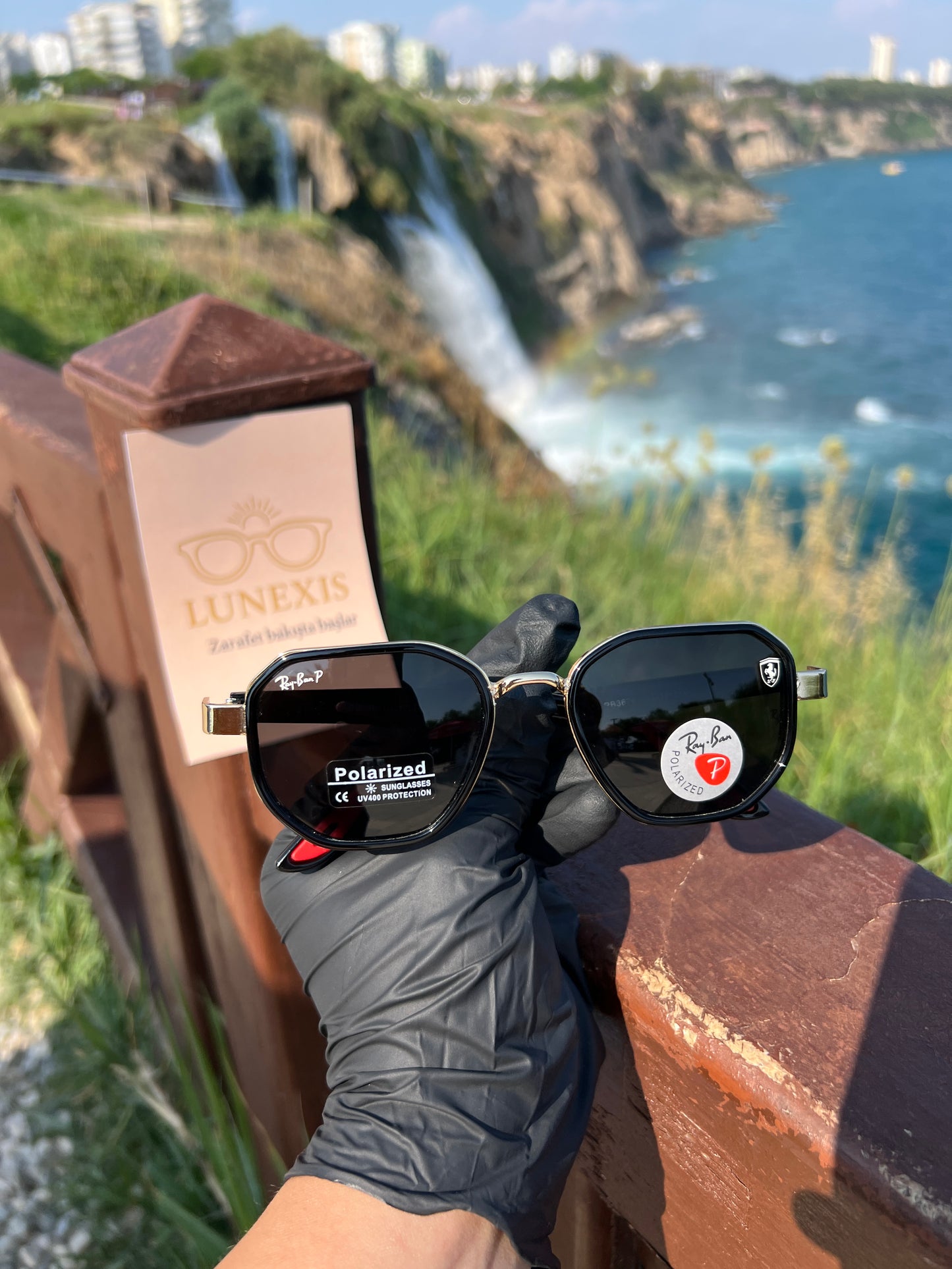 RayBan Ferrari Güneş Gözlüğü (RB3674 siyah)