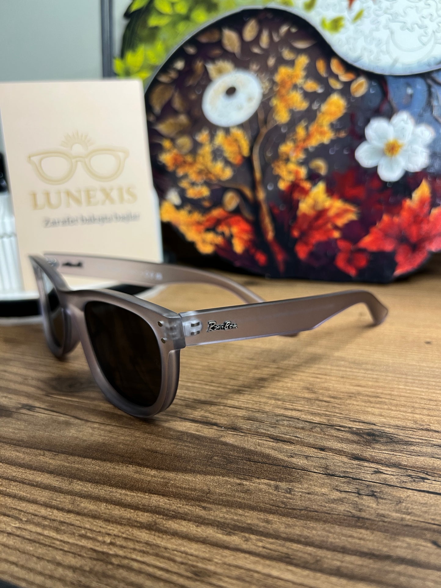 RayBan P Güneş Gözlüğü (RB R0501S şeffaf-siyah)