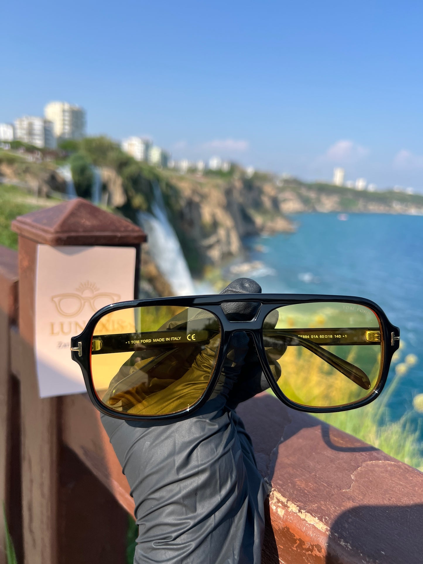 TOM FORD Güneş Gözlüğü (TF884 01A sarı)