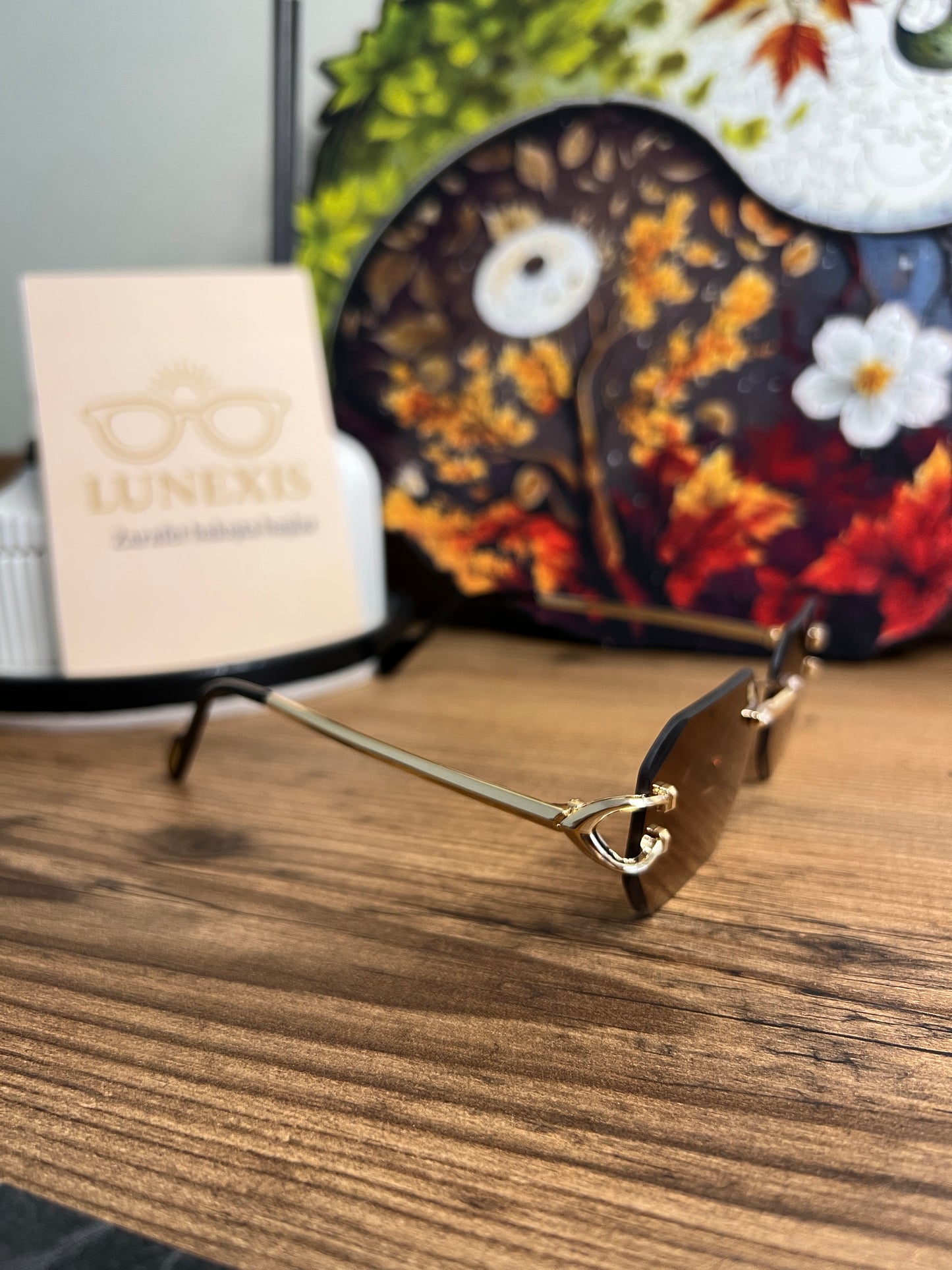 CARTİER Güneş Gözlüğü (S2779 gold-kahve)