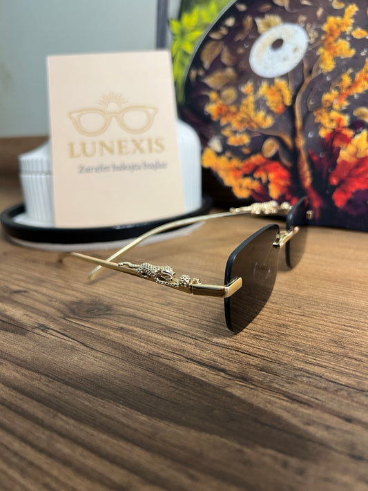 CARTİER Güneş Gözlüğü (S2637 gold-siyah)