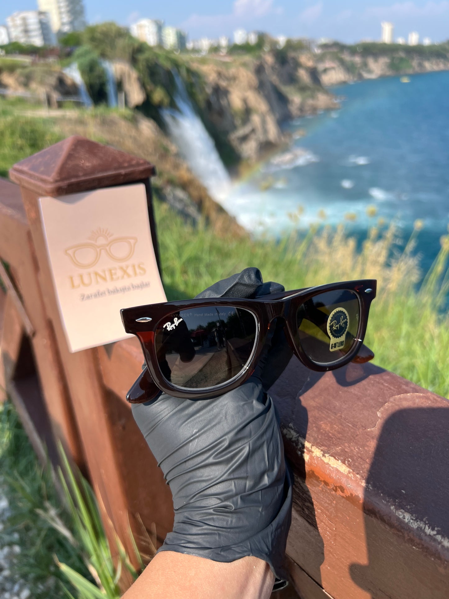 RayBan Güneş Gözlüğü (RB2140-F kahverengi)