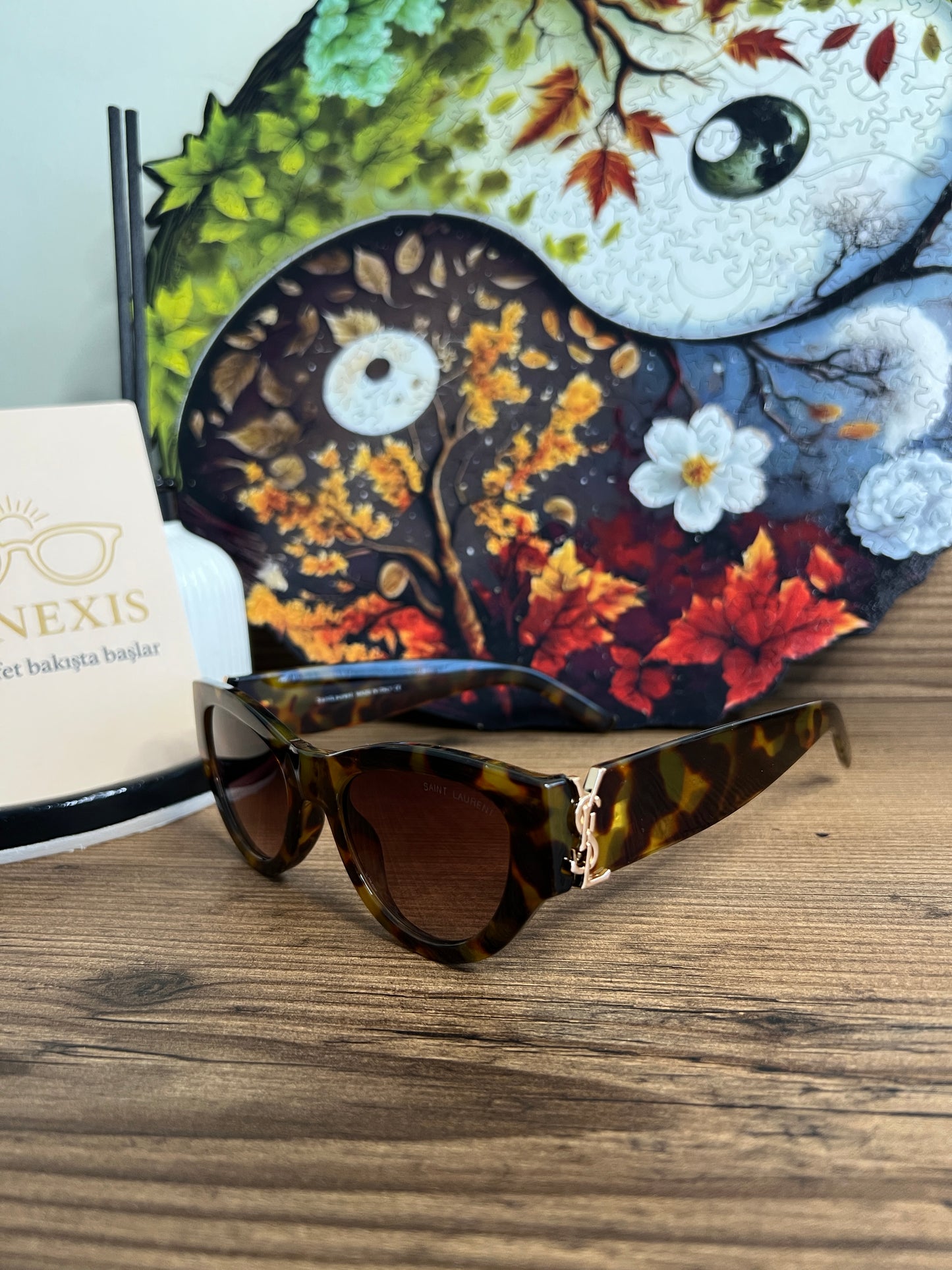 SAİNT LAURENT Güneş Gözlüğü ( SLM94 leopar)