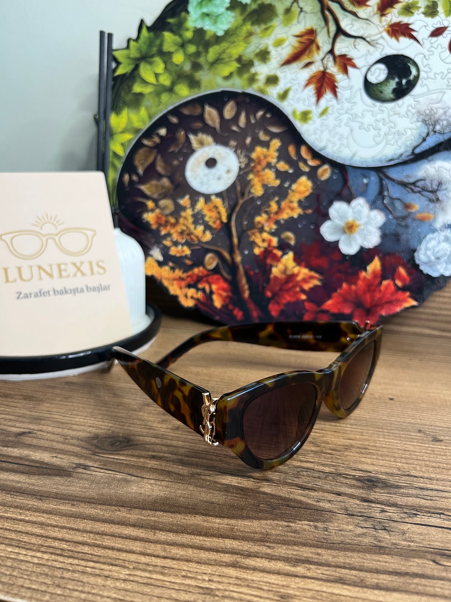 SAİNT LAURENT Güneş Gözlüğü ( SLM94 leopar)