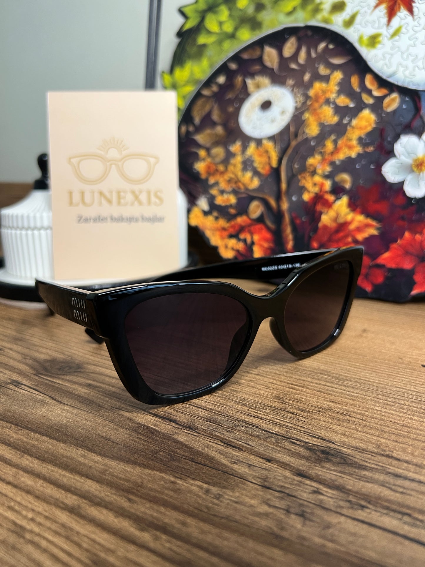 MİUMİU Güneş Gözlüğü (MU02ZS siyah)