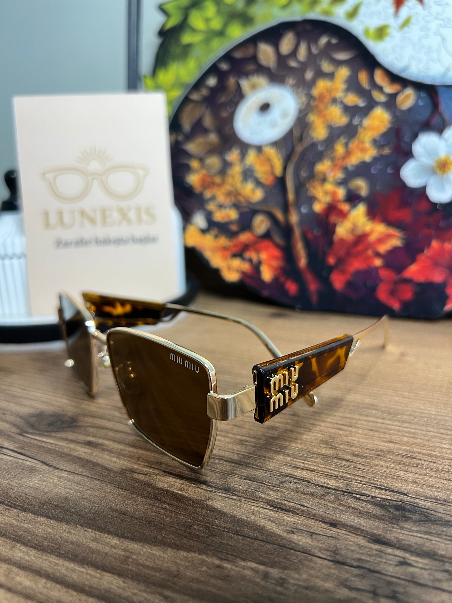 MİUMİU Güneş Gözlüğü ( MM22601 leopar)