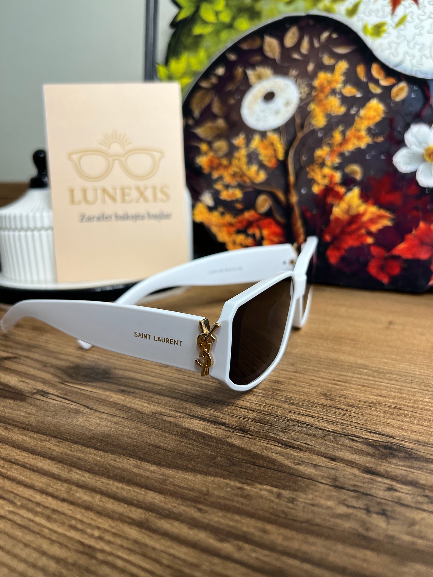 SAİNT LAURENT Güneş Gözlüğü (23574 beyaz)