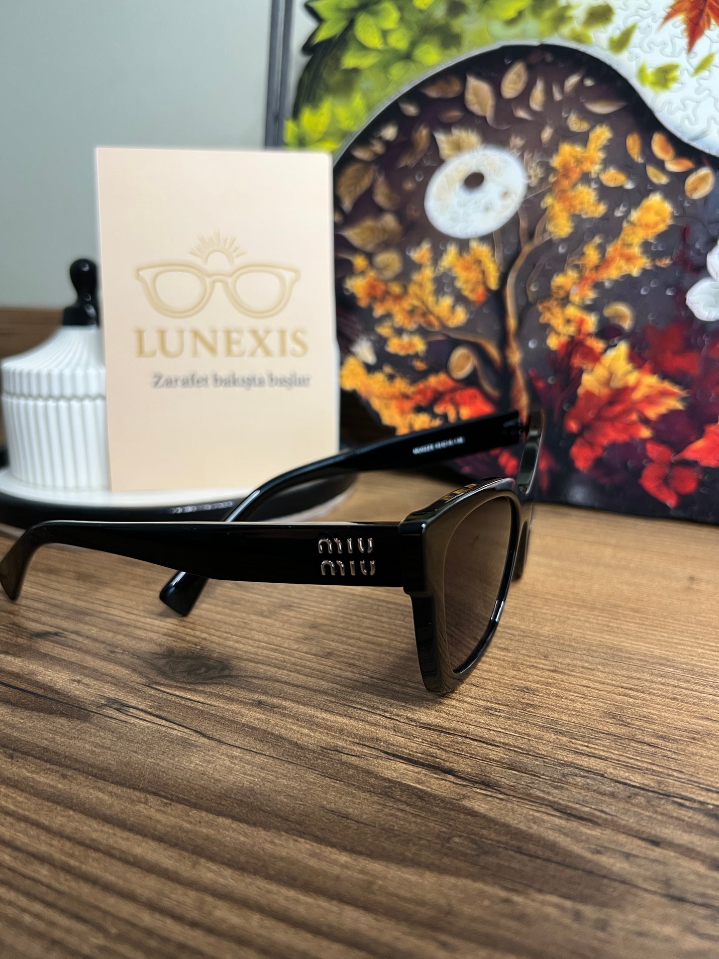 MİUMİU Güneş Gözlüğü (MU02ZS siyah)