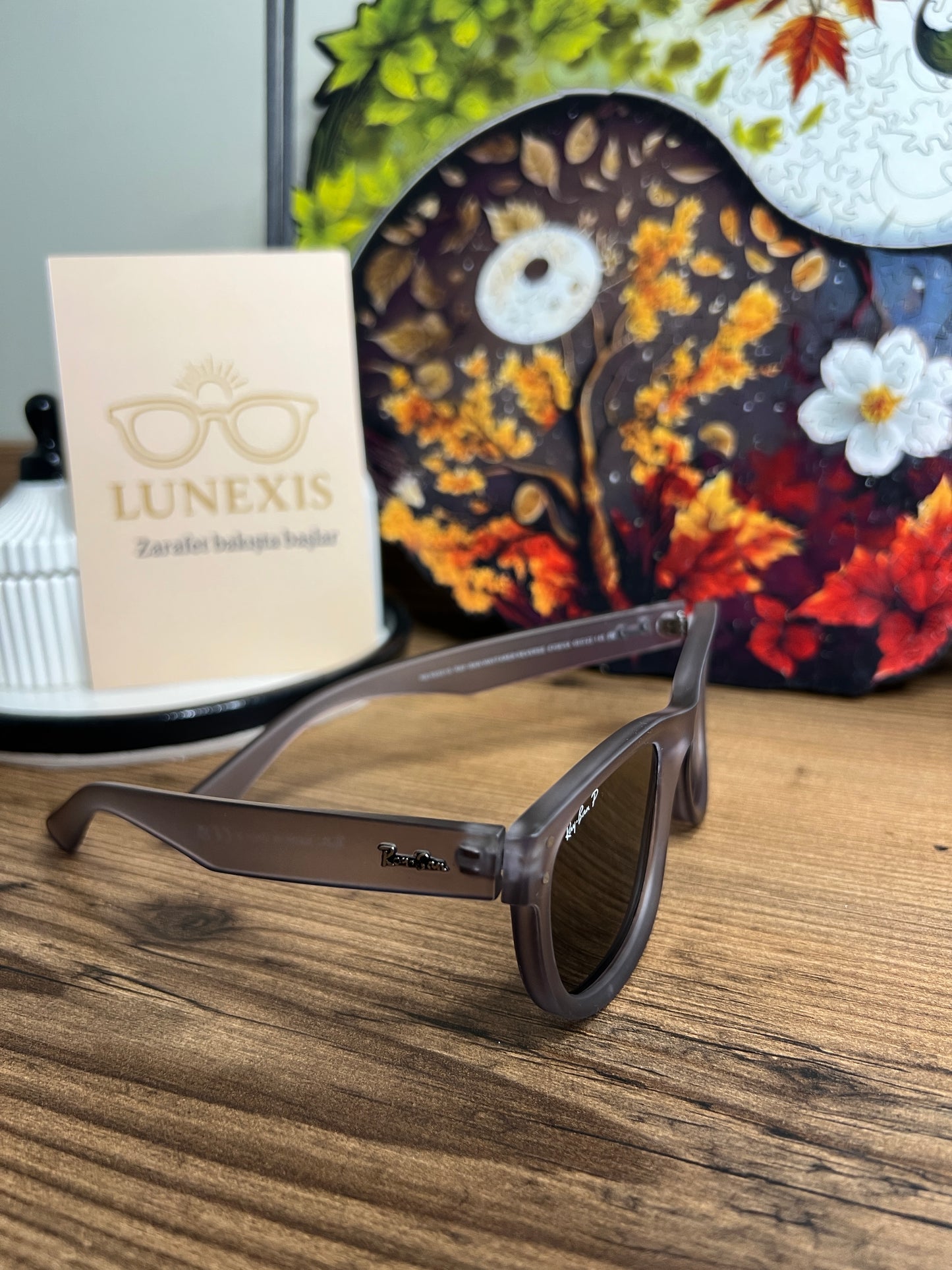 RayBan P Güneş Gözlüğü (RB R0501S şeffaf-siyah)