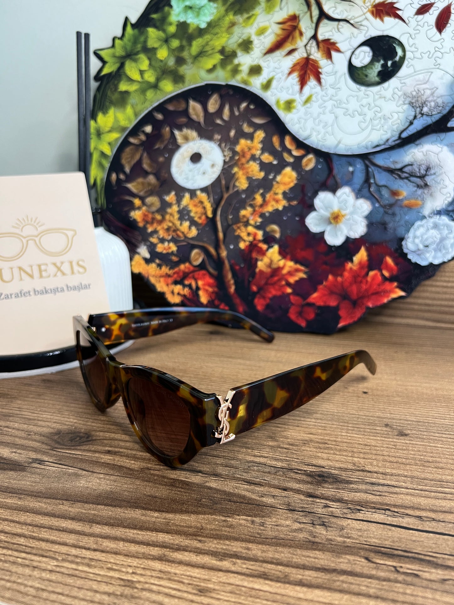 SAİNT LAURENT Güneş Gözlüğü ( SLM94 leopar)