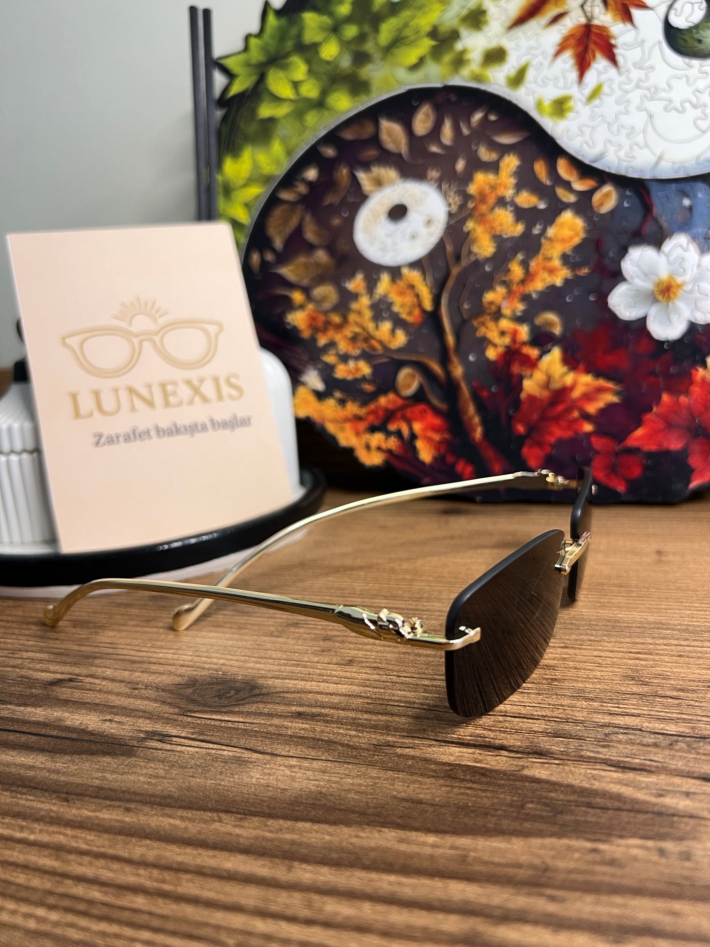 CARTİER Güneş Gözlüğü  (S2685 gold-siyah)