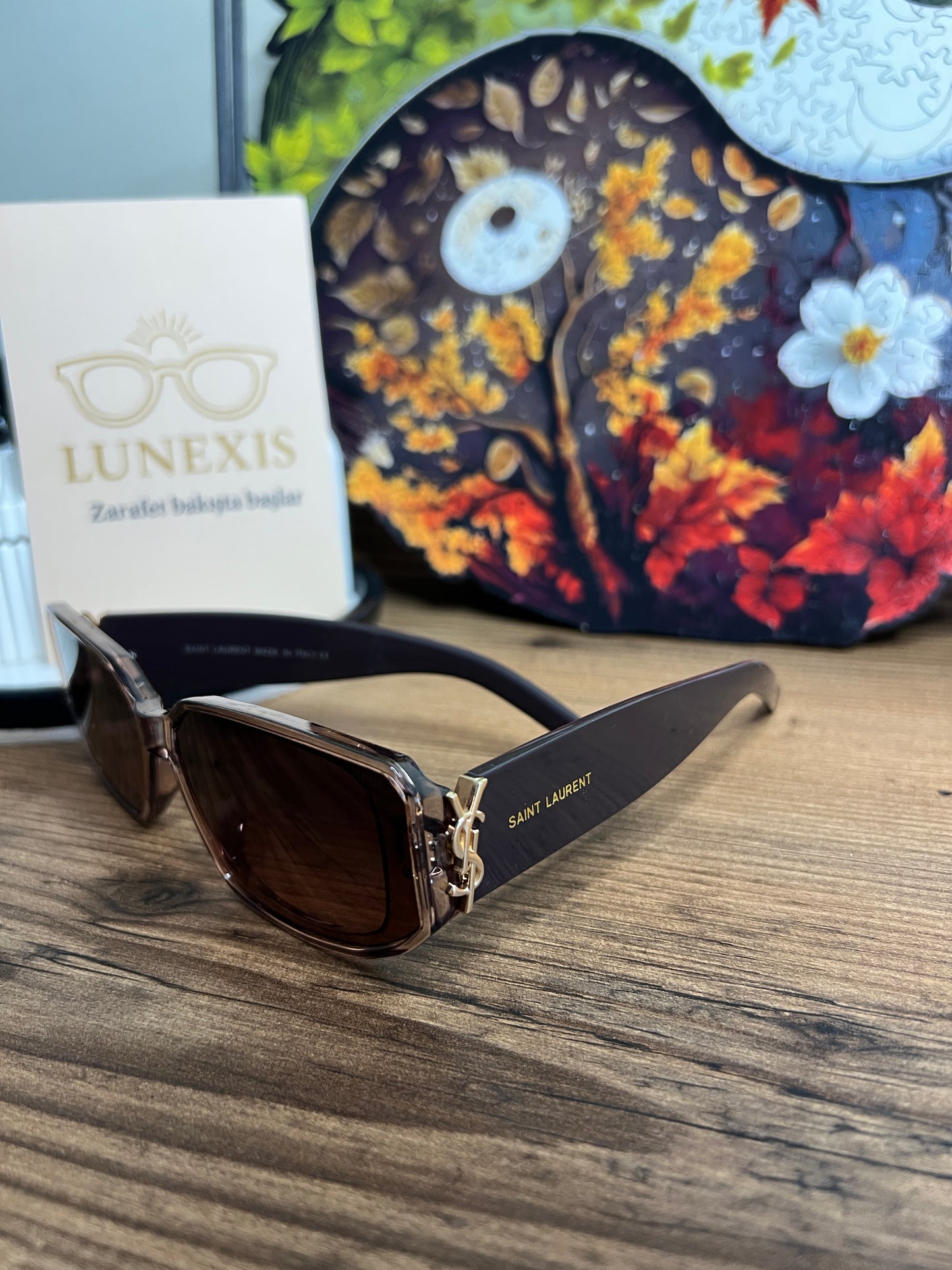 SAİNT LAURENT Güneş Gözlüğü ( 23574 kahve)